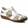 Casual Sandals Sandals RIEKER - 45869-80 White Combination White