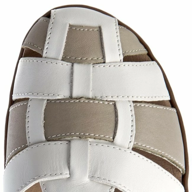 Casual Sandals Sandals RIEKER - 45869-80 White Combination White - Image 4