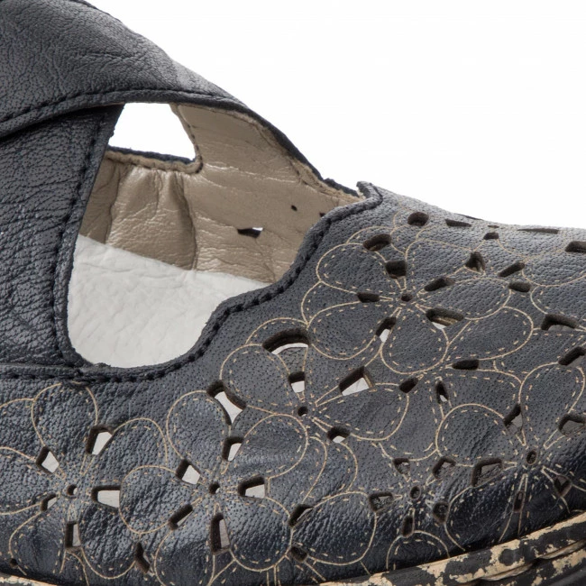 Flats Shoes RIEKER - 463H4-14 Blau Navy Blue - Image 6