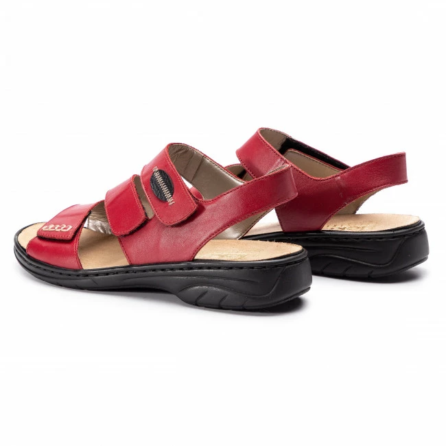 Casual Sandals Sandals RIEKER - 64573-33 Rot Red - Image 3