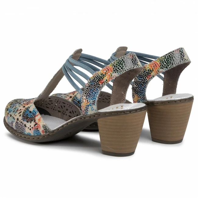 Casual Sandals Sandals RIEKER - 40969-90 Multi Colourful - Image 3