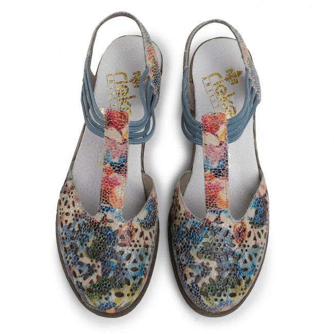 Casual Sandals Sandals RIEKER - 40969-90 Multi Colourful - Image 5