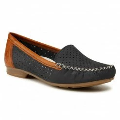 Flats Shoes RIEKER - 40086-14 Blau Navy Blue