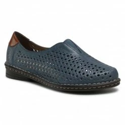 Flats Shoes RIEKER - 48457-12 Blau Blue