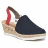 Wedges Sandals RIEKER - 619V0-14 Blau Navy Blue
