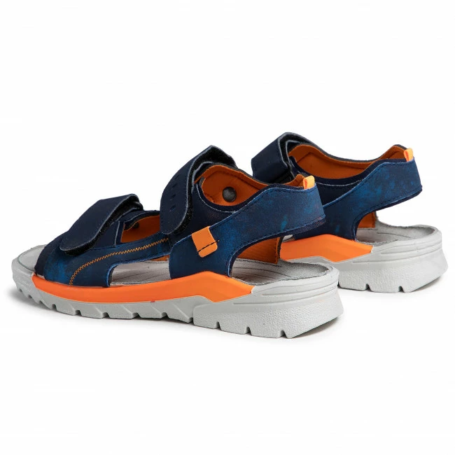 Sandals RICOSTA - Tajo 73 4520200/193 DD Nautic/Ozean/Neonorange Navy Blue - Image 3