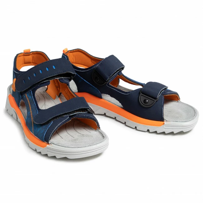Sandals RICOSTA - Tajo 73 4520200/193 DD Nautic/Ozean/Neonorange Navy Blue - Image 5