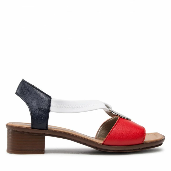 Casual Sandals Sandals RIEKER - 62662-35 Rot Kombi Red, Colourful - Image 2