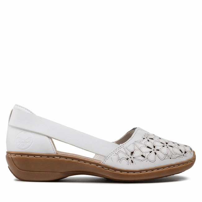 Flats Shoes RIEKER - 41356-80 Weiss White - Image 2