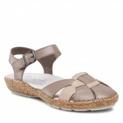 Casual Sandals Sandals RIEKER - 44860-64 Beige Kombi Beige