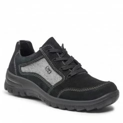 Flats Shoes RIEKER - L7112-00 Schwarz Kombi Black