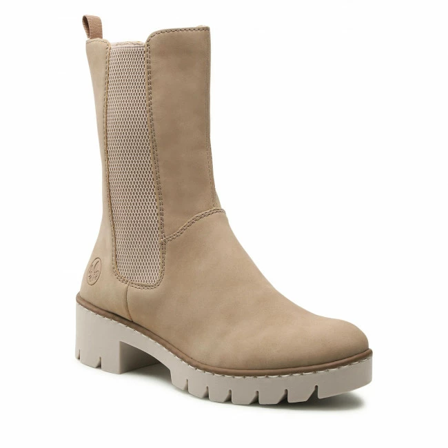 Ankle Boots RIEKER - X5752-60 Beige Beige
