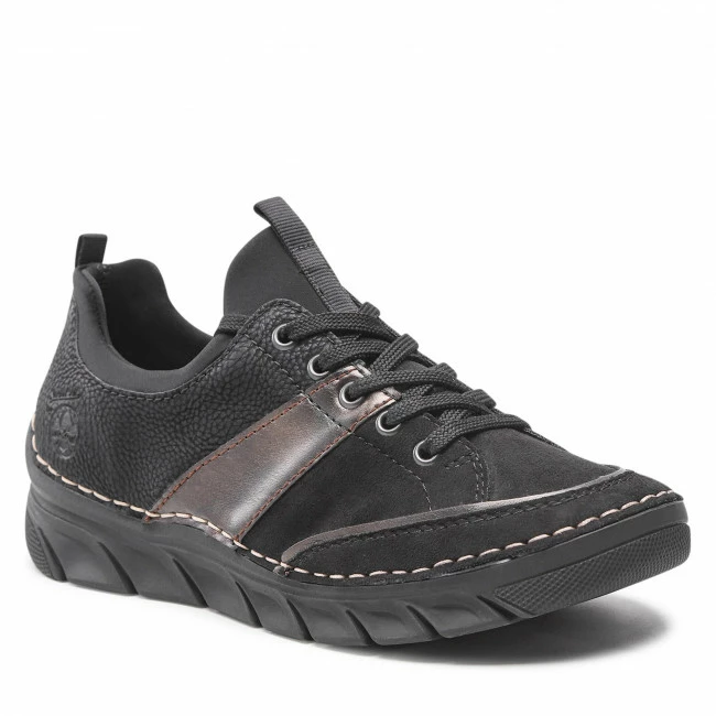 Sneakers Trainers RIEKER - 55066-00 Schwarz Black