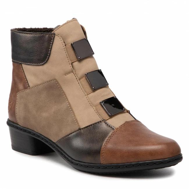 Ankle Boots RIEKER - Y0764-22 Braun Kombi Brown