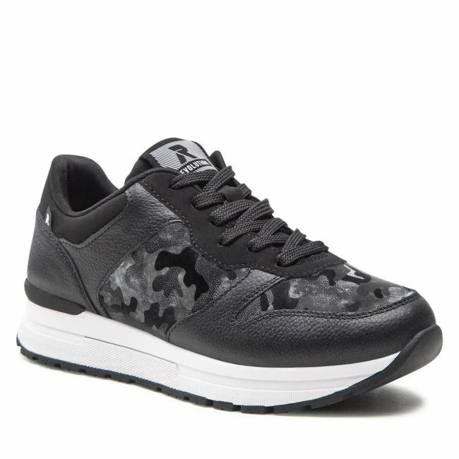 Sneakers Trainers RIEKER - 40804-00 Schwarz Kombi Black