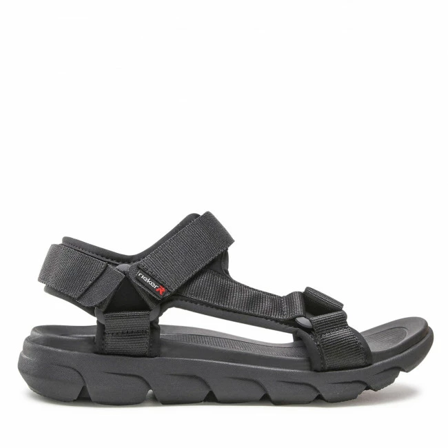 Sandals RIEKER - 20802-01 Schwarz Black - Image 2