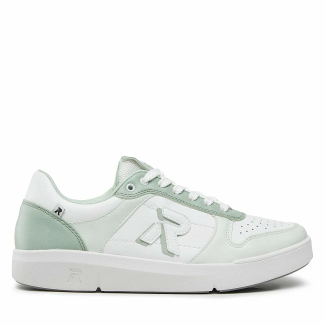 Sneakers Trainers RIEKER - 41905-52 Grün Kombi White, Green - Image 2