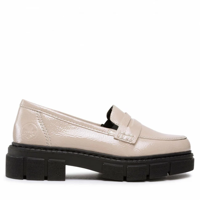 Flats Loafers RIEKER - M3862-61 Beige 1 Beige - Image 2