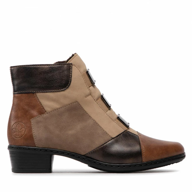 Ankle Boots RIEKER - Y0764-22 Braun Kombi Brown - Image 2