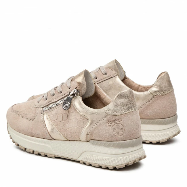 Sneakers Trainers RIEKER - N7411-60 Beige 1 Beige - Image 3