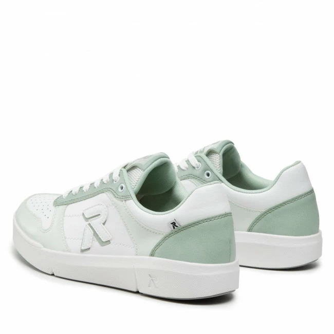 Sneakers Trainers RIEKER - 41905-52 Grün Kombi White, Green - Image 3