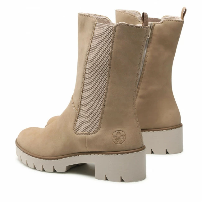 Ankle Boots RIEKER - X5752-60 Beige Beige - Image 3