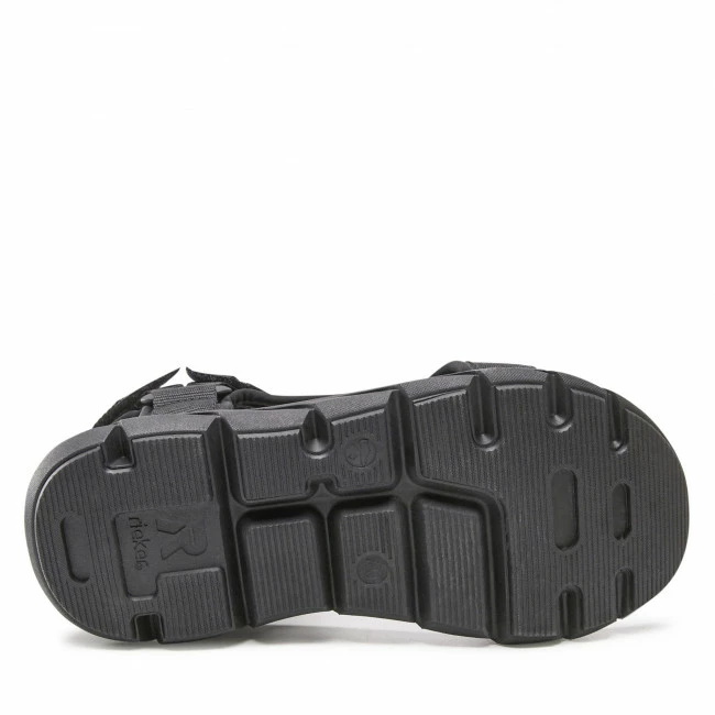 Sandals RIEKER - 20802-01 Schwarz Black - Image 4
