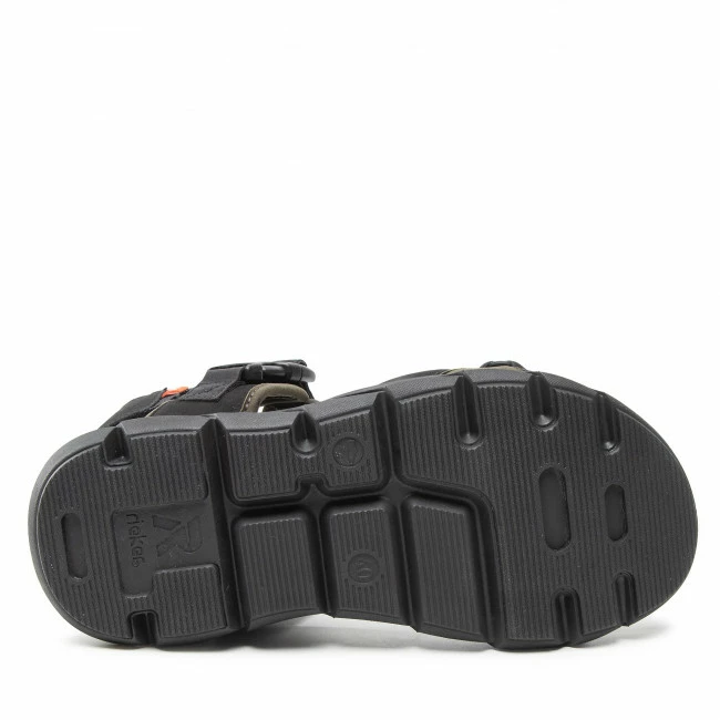 Sandals RIEKER - 20803-00 Schwarz Black - Image 4