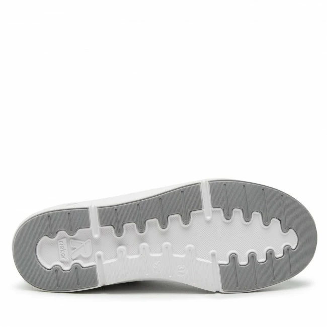 Sneakers Trainers RIEKER - 41905-52 Grün Kombi White, Green - Image 4