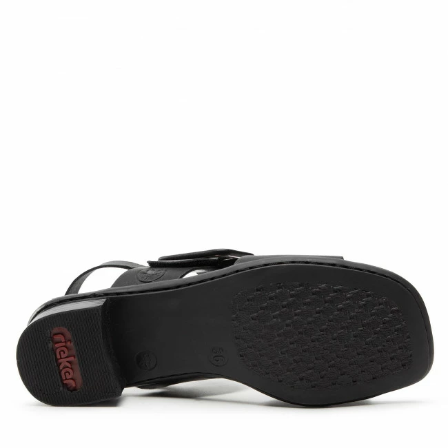Casual Sandals Sandals RIEKER - 62663-01 Schwarz Black - Image 4