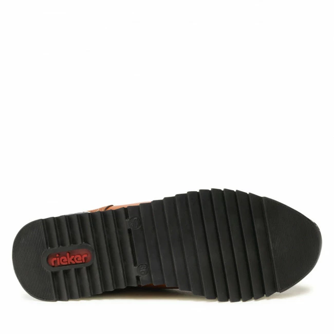 Sneakers Trainers RIEKER - M3683-24 Braun Kombi Brown - Image 4