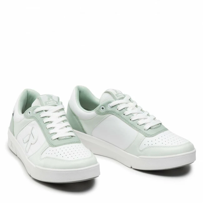 Sneakers Trainers RIEKER - 41905-52 Grün Kombi White, Green - Image 5