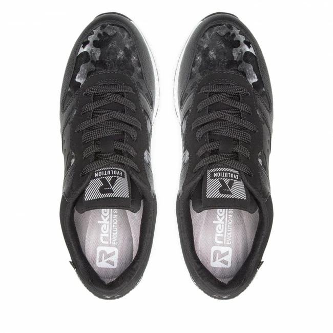 Sneakers Trainers RIEKER - 40804-00 Schwarz Kombi Black - Image 5