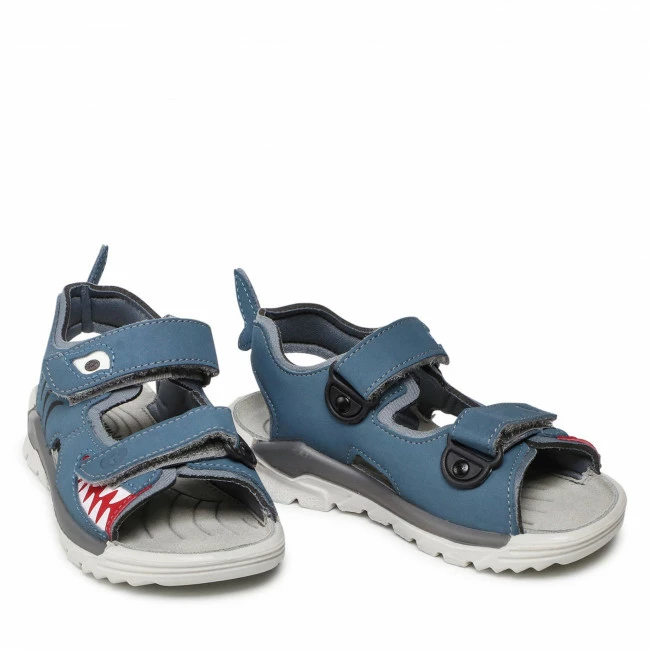 Sandals RICOSTA - 50 4500302/140 Grey Navy Blue - Image 5