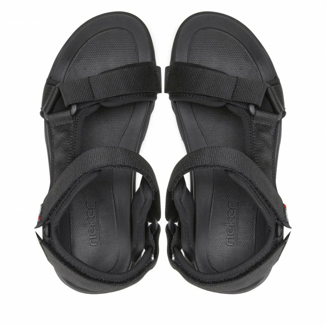 Sandals RIEKER - 20802-01 Schwarz Black - Image 6