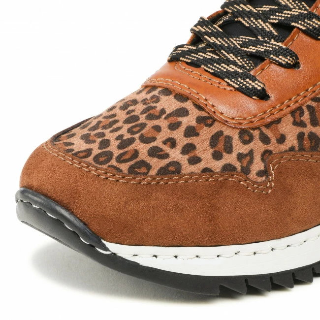 Sneakers Trainers RIEKER - M3683-24 Braun Kombi Brown - Image 6