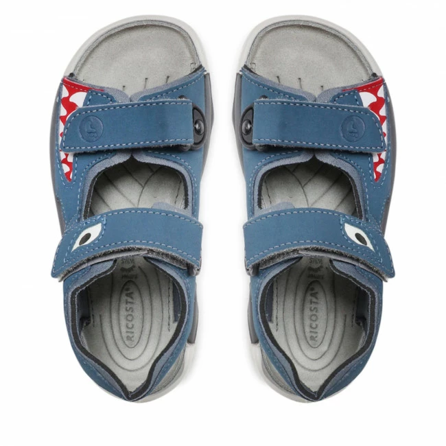 Sandals RICOSTA - 50 4500302/140 Grey Navy Blue - Image 6