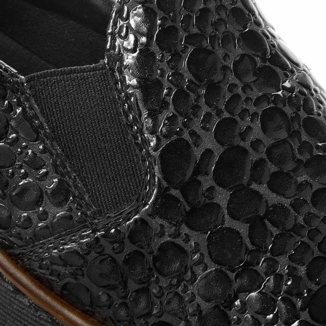 Flats Shoes RIEKER - 53766-45 Black 2 Black - Image 3