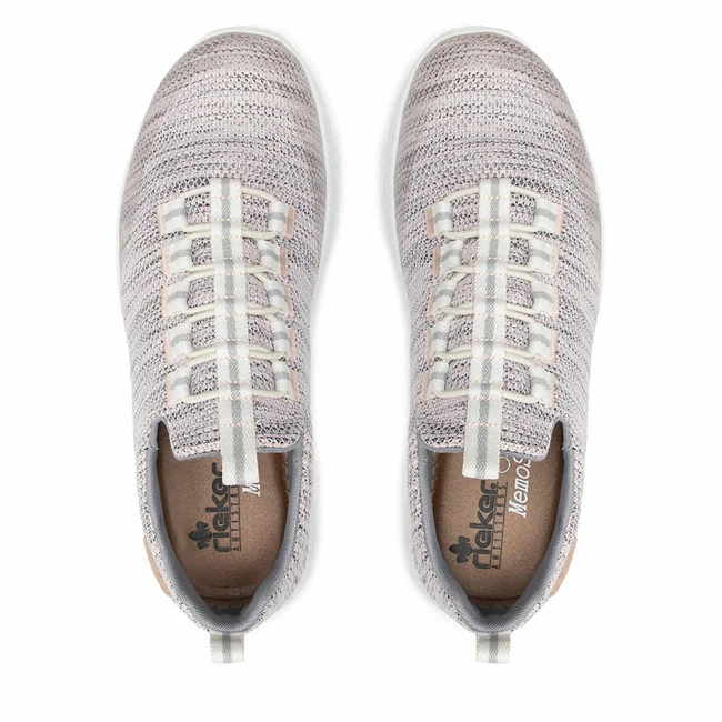 Flats Trainers RIEKER - N4174-31A Beige Pink - Image 6
