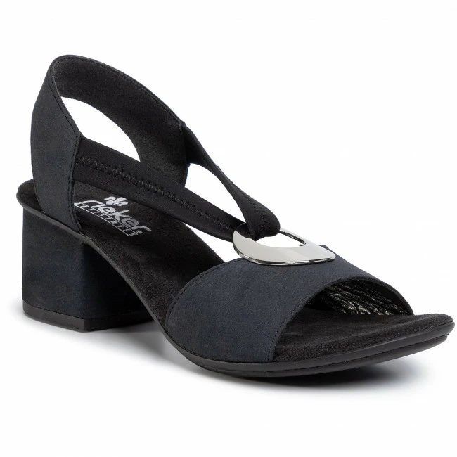 Casual Sandals Sandals RIEKER - 64673-14 Navy Navy Blue