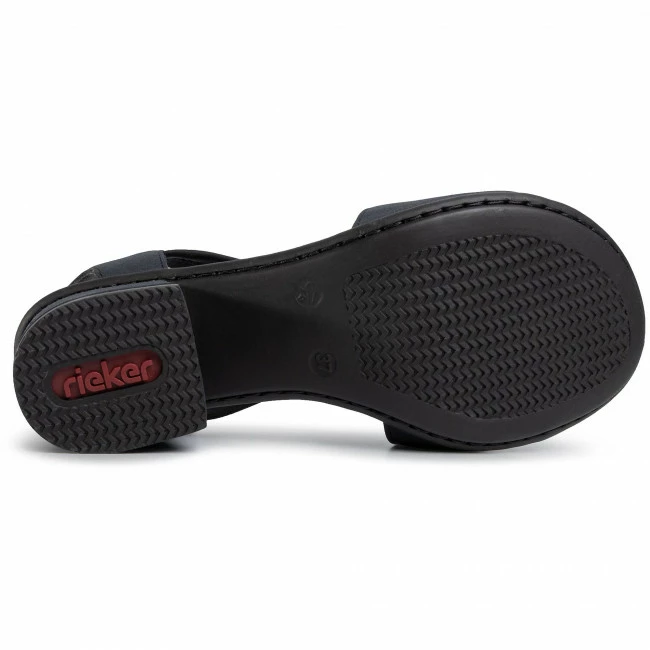 Casual Sandals Sandals RIEKER - 64673-14 Navy Navy Blue - Image 4
