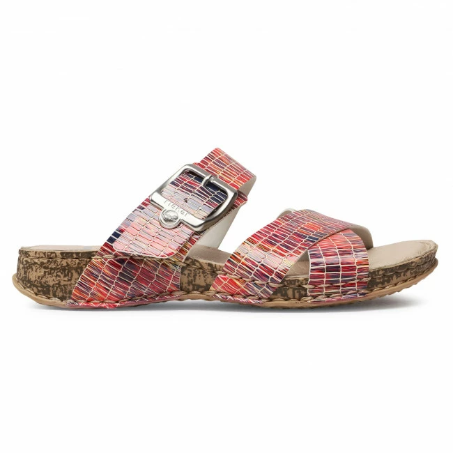 Casual Mules Slides RIEKER - 61198-90 Mix Colourful - Image 2