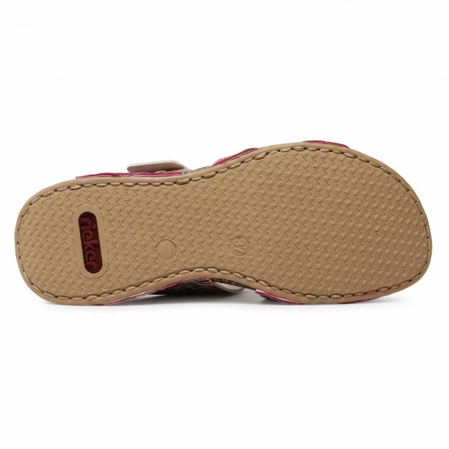 Casual Mules Slides RIEKER - 61198-90 Mix Colourful - Image 4