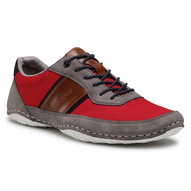 Sneakers Trainers RIEKER - 06314-40 Gray Red, Grey