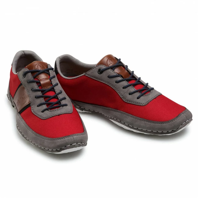 Sneakers Trainers RIEKER - 06314-40 Gray Red, Grey - Image 5