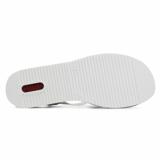 Wedges Sandals RIEKER - V02G9-80A White White - Image 4