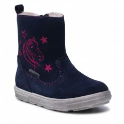 Jackboots Knee High Boots RICOSTA - 74 2721900/174 Cobalt Blue Navy Blue